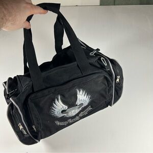 Y2K Orange County Choppers OC Black Motorcycle Bag Vintage